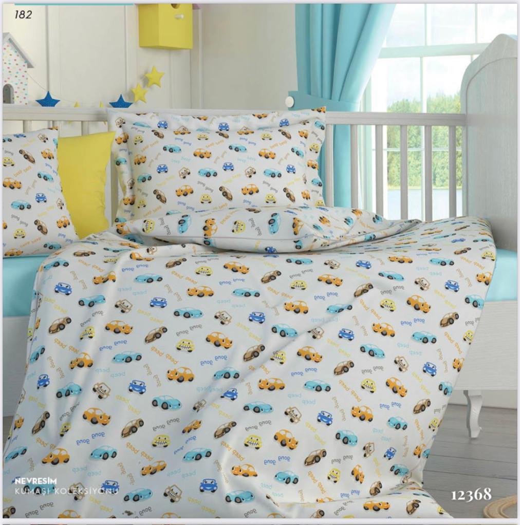 Araba Figürlü Nevresim Takımı Araba Figürlü Nevresim Takımı