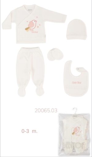 Cute Bird 5'li Set