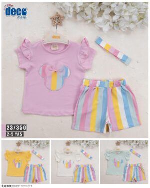 Mickey Rainbow 3'lü Set